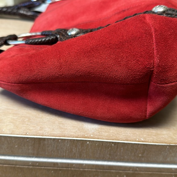 Brighton Beautiful Suede & Leather Handbag in Perfect Condition - Picture 8 of 13